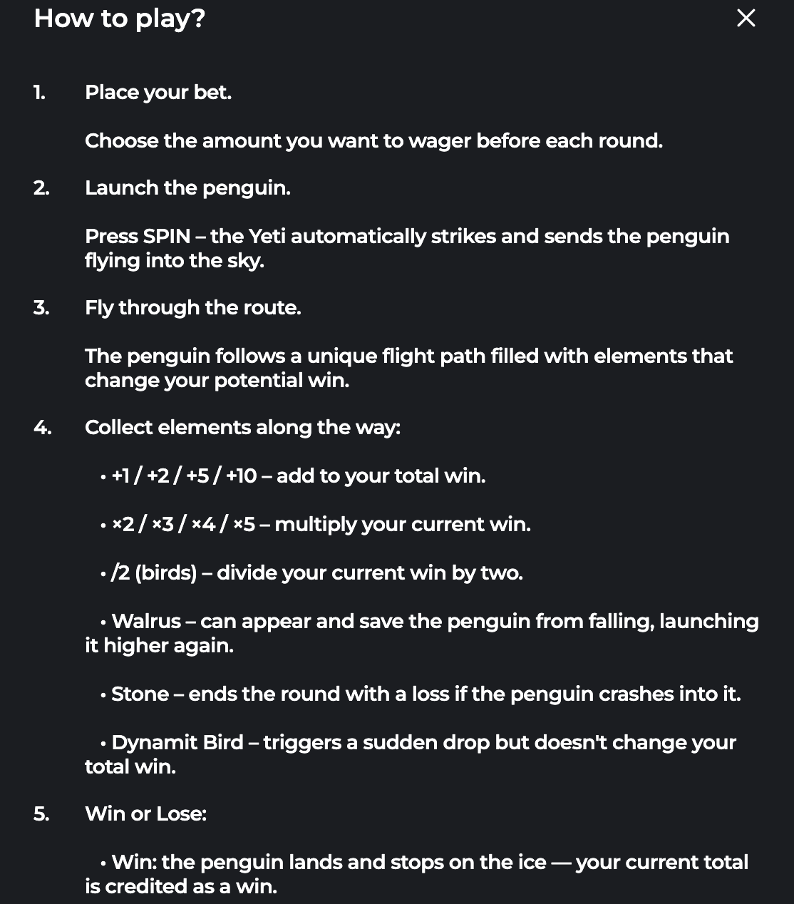 Pengu Sport how to play guide part 1